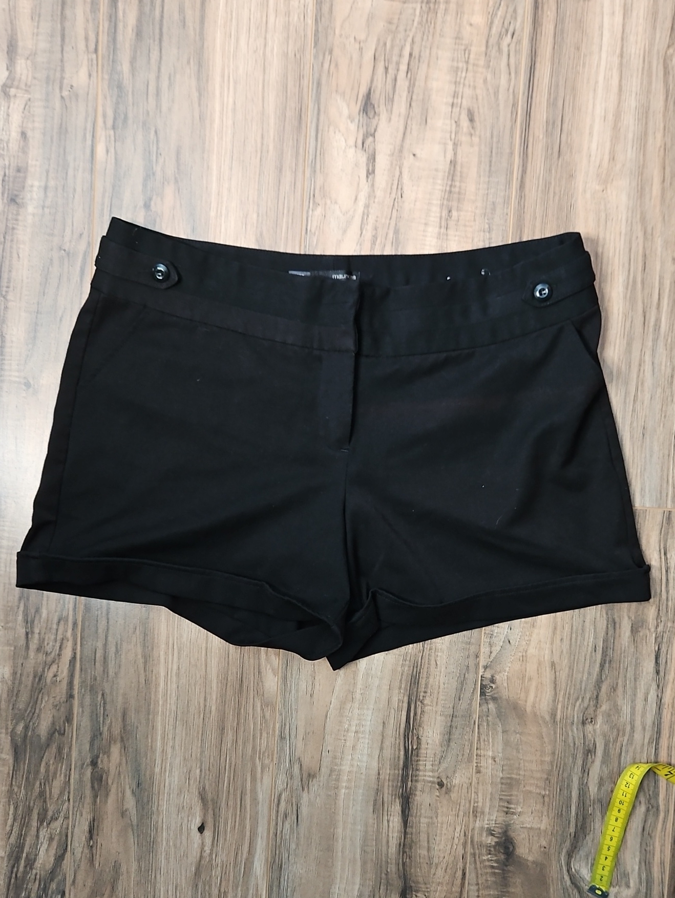 Maurices Black Women's Dress Shorts - Classic Tailored Fit 11/12 Size